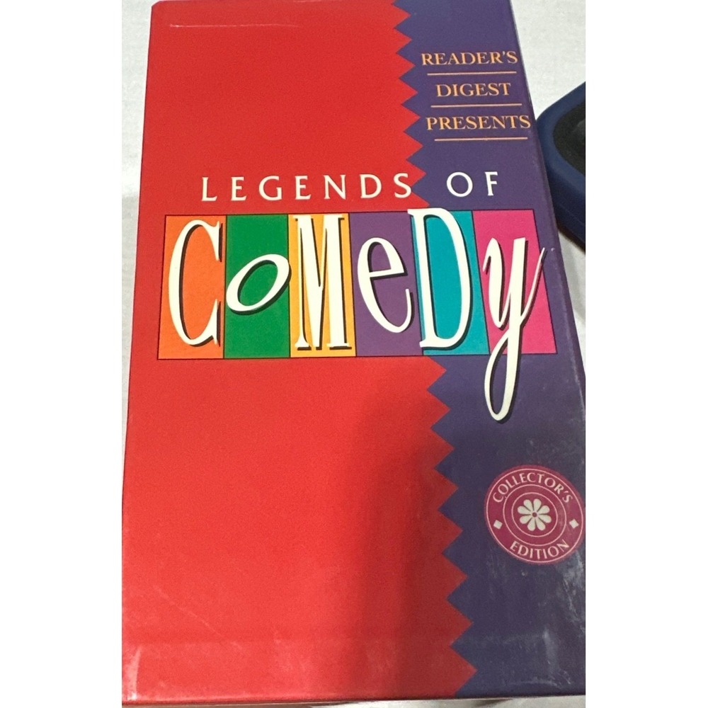 Legends of Comedy VHS Box Set 3 Tape Collection Reader's‎ Digest Retro